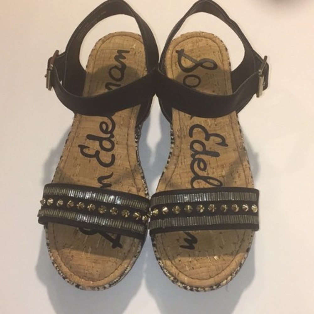 Black Ankle Straps Sandals